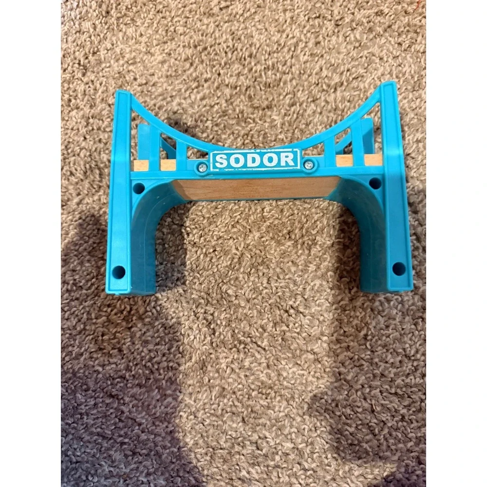 VTG Thomas Friends Sodor Suspension Bridge Toy Unisex OS Blue Plastic Wood Indie